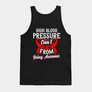 Red Ribbon High Blood Pressure Tank Top